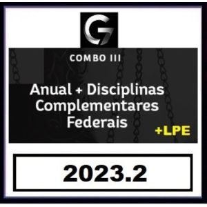 COMBO: Anual – INTENSIVOS I e II + Complementares Estaduais e Federais + Legislação Penal Especial (G7 2023.2)