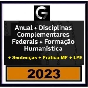 COMBO: Anual – INTENSIVOS I e II + Complementares Estaduais e Federais + LPE + Humanística + Sentenças + Prática MP (G7 2023)