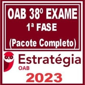 OAB 38º Exame (1º Fase – Pacote Completo) Estratégia 2023
