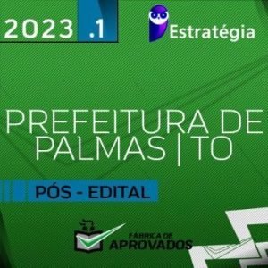 Prefeitura de Palmas TO – Pós – Guarda Municipal [2023] ES