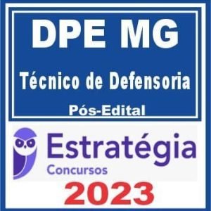 DPE MG (Técnico de Defensoria) Pós Edital – Estratégia 2023
