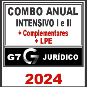 Carreiras Jurídicas Anual (Intensivo I e II + Disciplinas Complementares + LPE) G7 Jurídico 2024