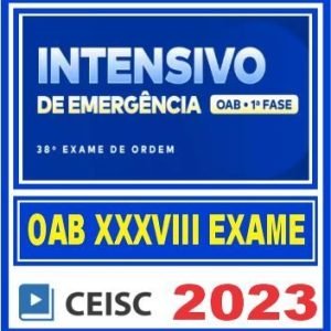 CURSO OAB 1ª FASE 38 (INTENSIVO DE EMERGÊNCIA) CEISC 2023