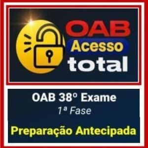 OAB 1ª Fase 38 (Preparação Antecipada) Cers 2023