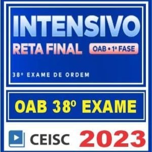 CURSO OAB 1ª FASE 38 (INTENSIVO RETA FINAL) CEISC 2023