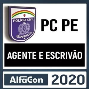 PC PE – AGENTE E ESCRIVAO – ALFACON – RATEIO POLICIA CIVIL PERNAMBUCO PCPE