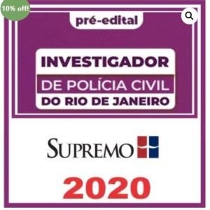 PC RJ – INVESTIGADOR – SUPREMO – RATEIO PCRJ POLICIA CIVIL RIO DE JANEIRO