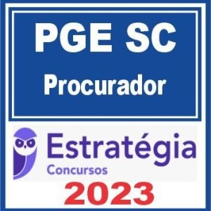 PGE SC (Procurador) Estratégia 2023