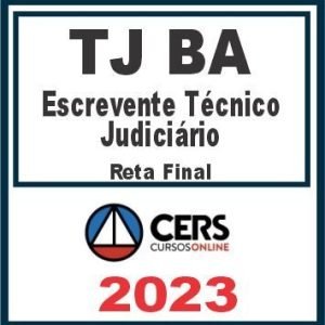 TJ BA (Escrevente Técnico Judiciário) Cers 2023